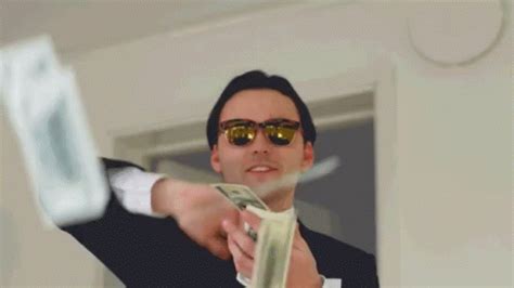 throwing money gif